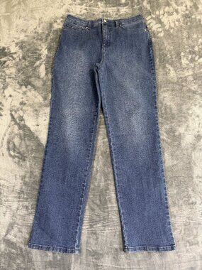 Gloria Vanderbilt Women's Size 10 Average Blue Amanda Jeans Pre-Owned Good